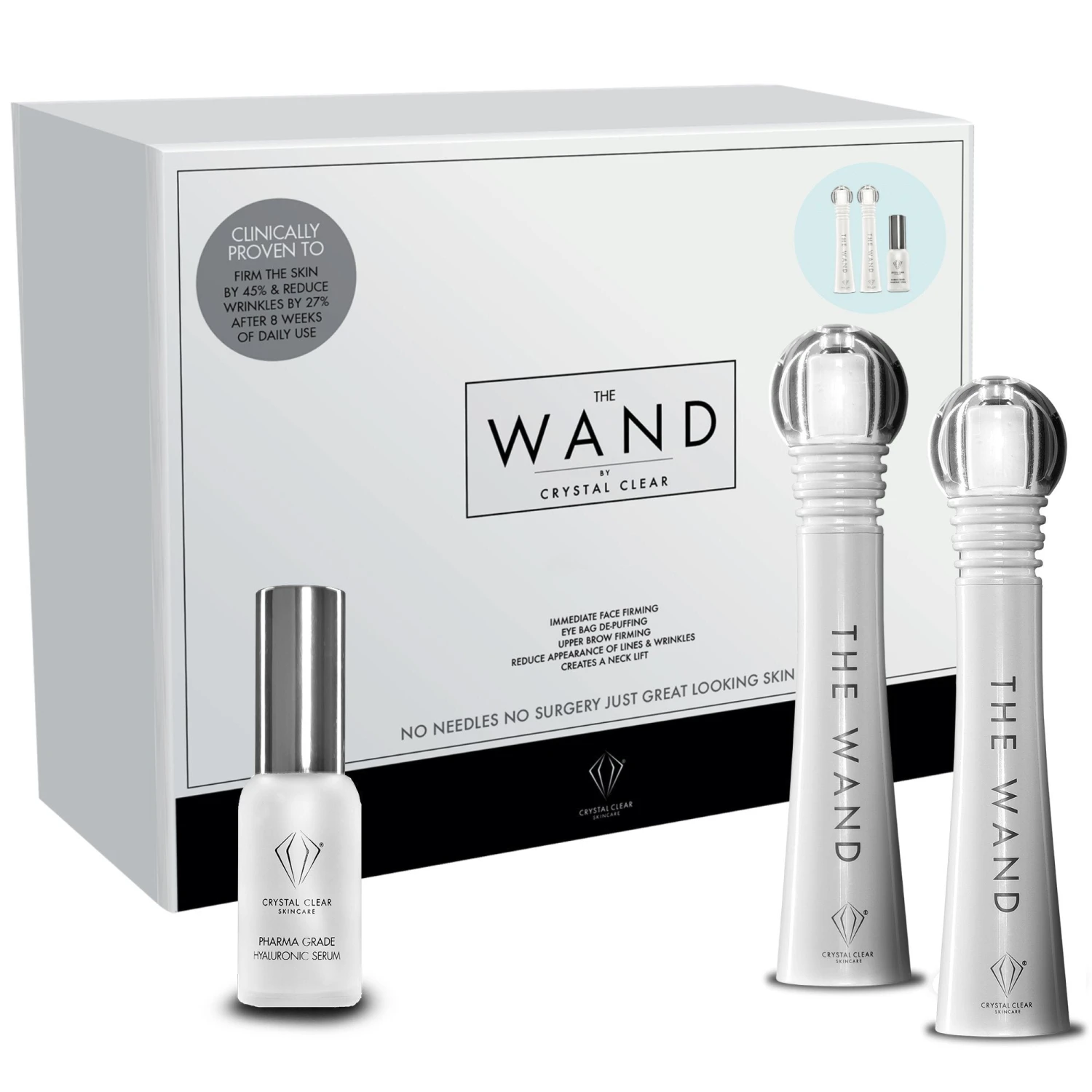 Crystal Clear The Wand Pro Set 3 Crystal Clear The Wand Pro Set