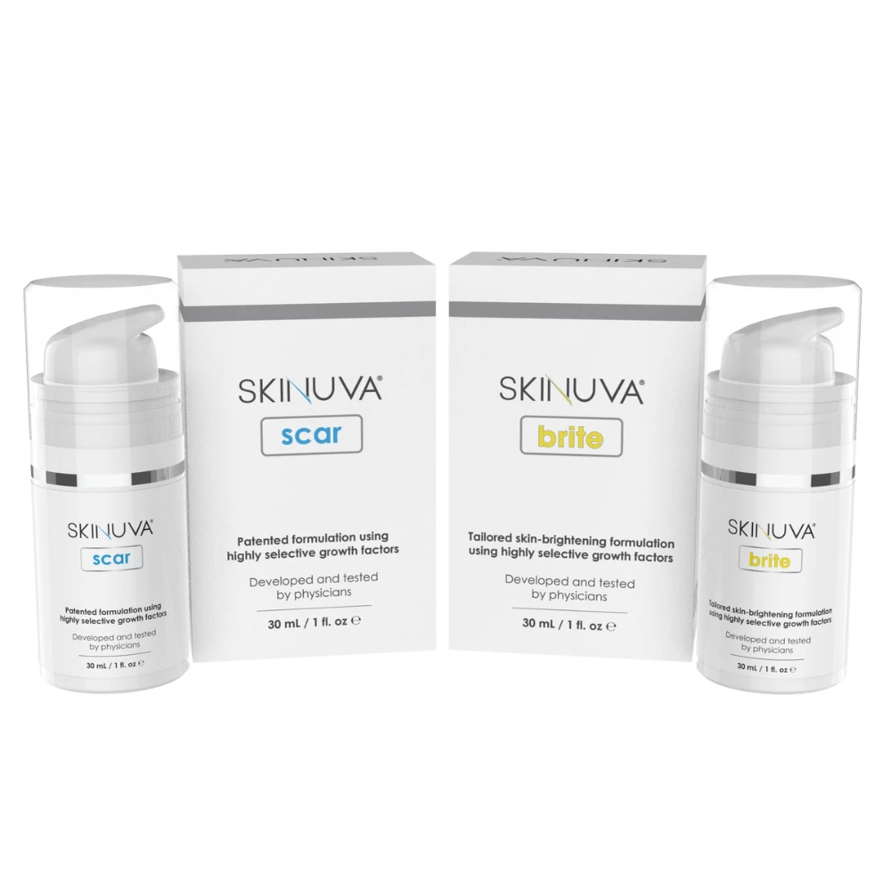 Skinuva Scar Cream (1 Oz) + Skinuva Brite (1 Oz) 3 Skinuva Scar Cream (1 Oz) + Skinuva Brite (1 Oz)