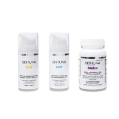 Skinuva Complete Care System: Skinuva Scar Cream (1 Oz) + Skinuva Brite (1 Oz) + Skinuva Bruise