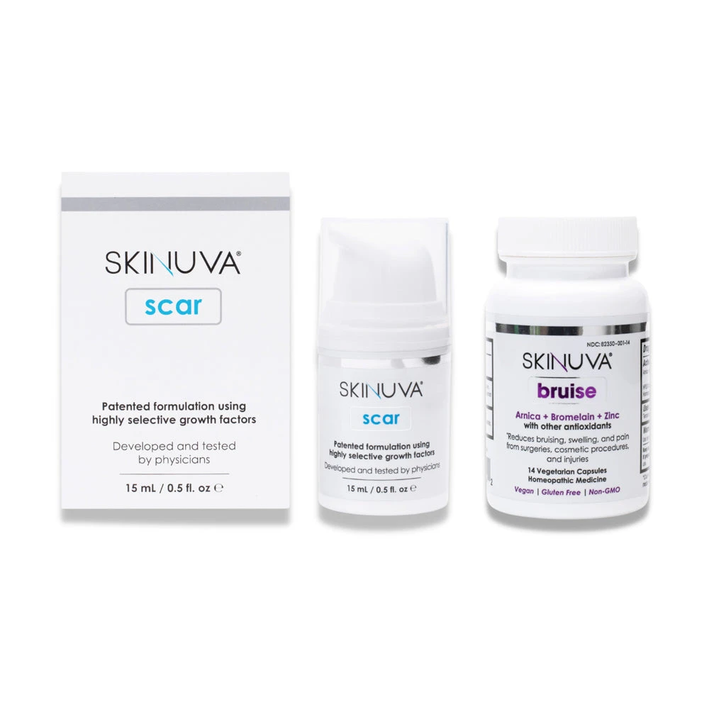 Skinuva Scar Cream (0.5 Oz) + Skinuva Bruise 3 Skinuva Scar Cream (0.5 Oz) + Skinuva Bruise